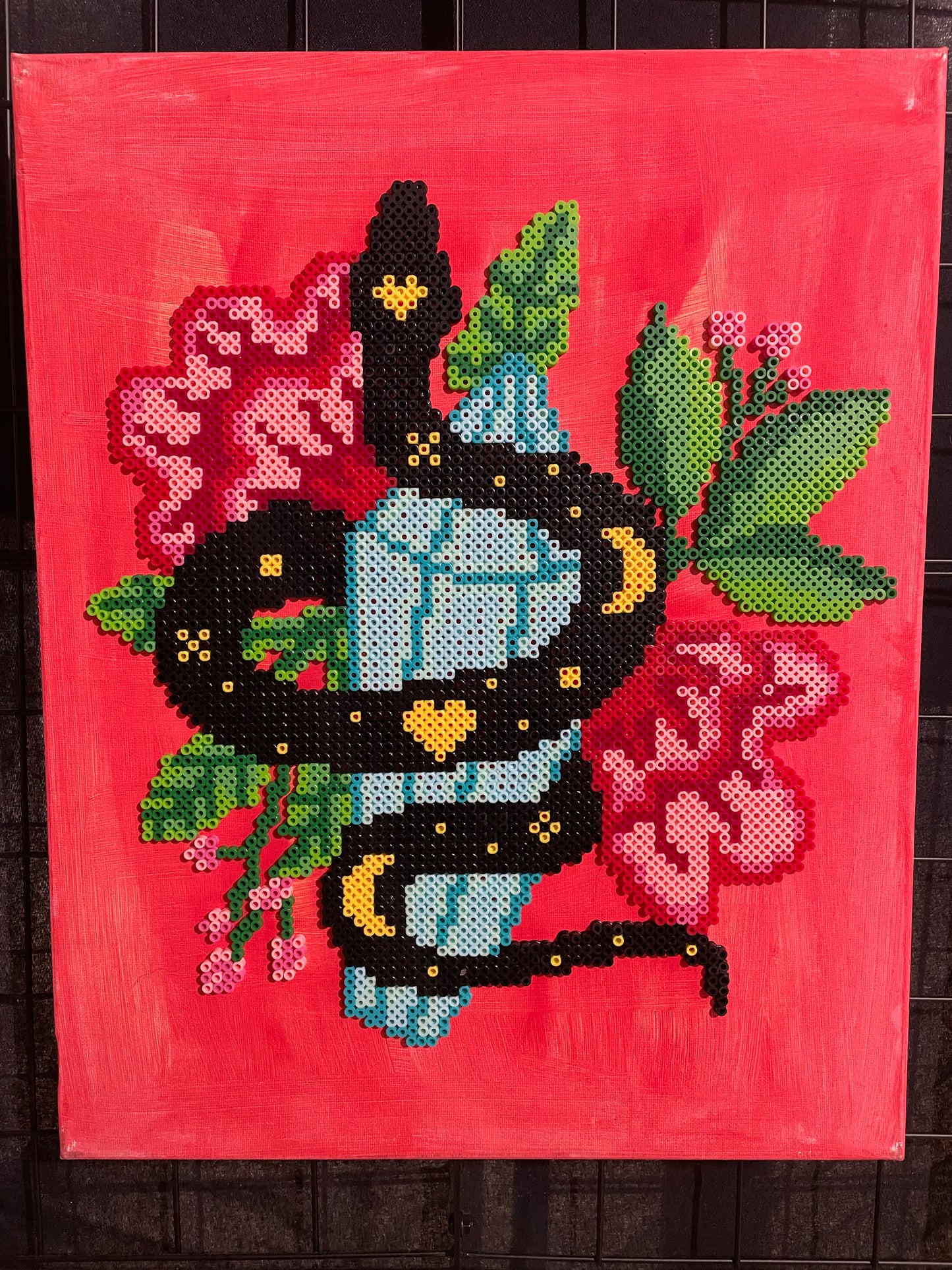 Snake on a crystal