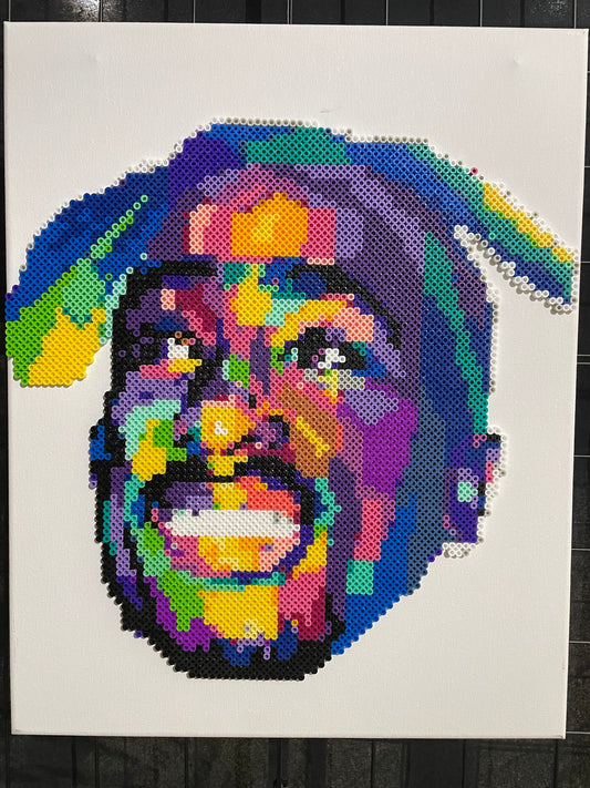 Tupac abstract
