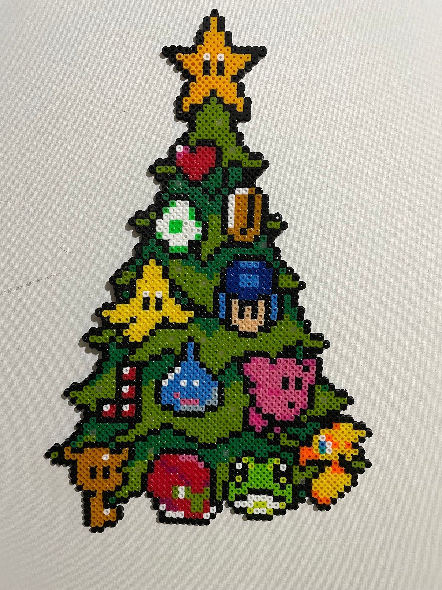 Retro game Christmas tree